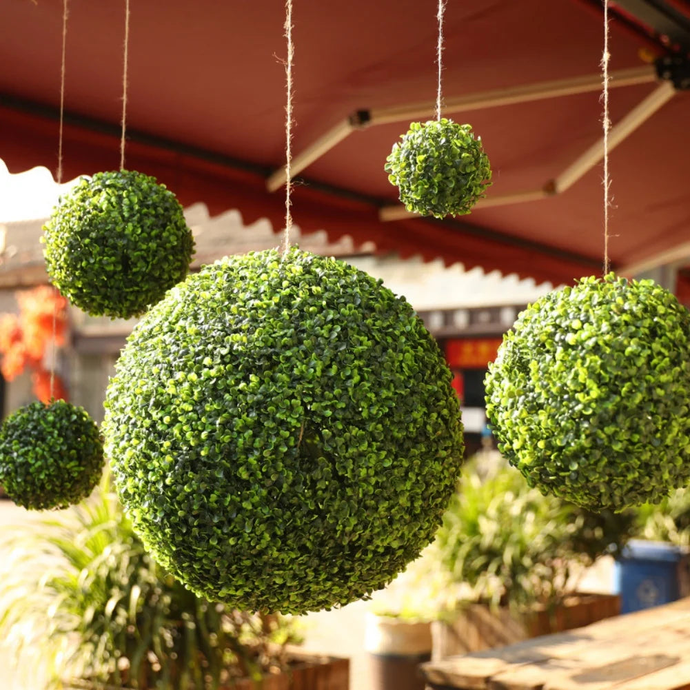 boule de topiaire artificielle pour jardin mariage et décoration - vue 4 sur 6