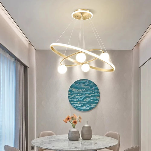 lustre décoration maison éclairage intérieur suspension fantaisie - vue 3 sur 9