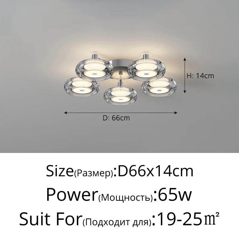 plafonnier italien design moderne éclairage intérieur luxe minimaliste - vue 13 sur 12