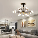 lustre boule de verre moderne simple et luxueux style nordique