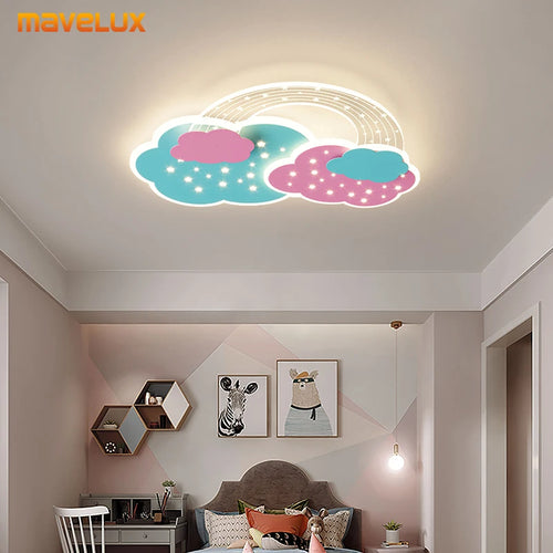 Plafonnier LED en forme de nuage - vue 6 sur 9