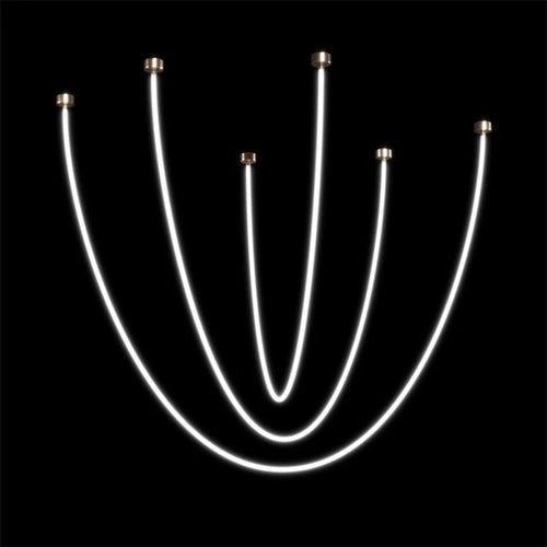 Minimalist nordic style silicone LED ceiling light 360 degrees - vue 7 sur 7