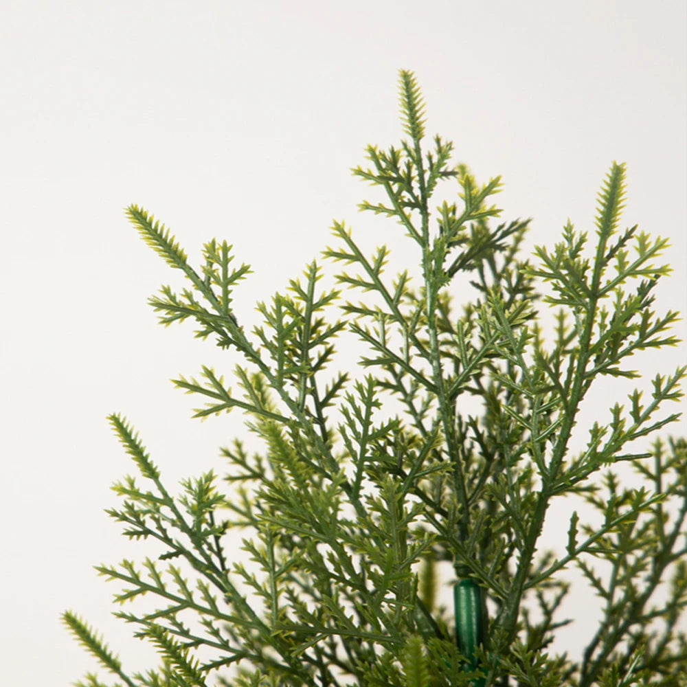 sapin de noël artificiel en plastique pour décorations festives - vue 6 sur 9