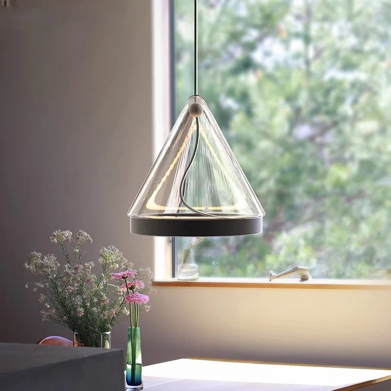 Suspension design moderne conique pour éclairage intérieur - vue 4 sur 14
