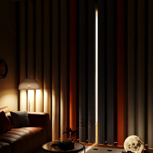 Rideau occultant moderne minimaliste pour salon et chambre