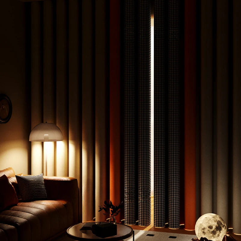 Rideau occultant moderne minimaliste pour salon et chambre - vue 5 sur 10