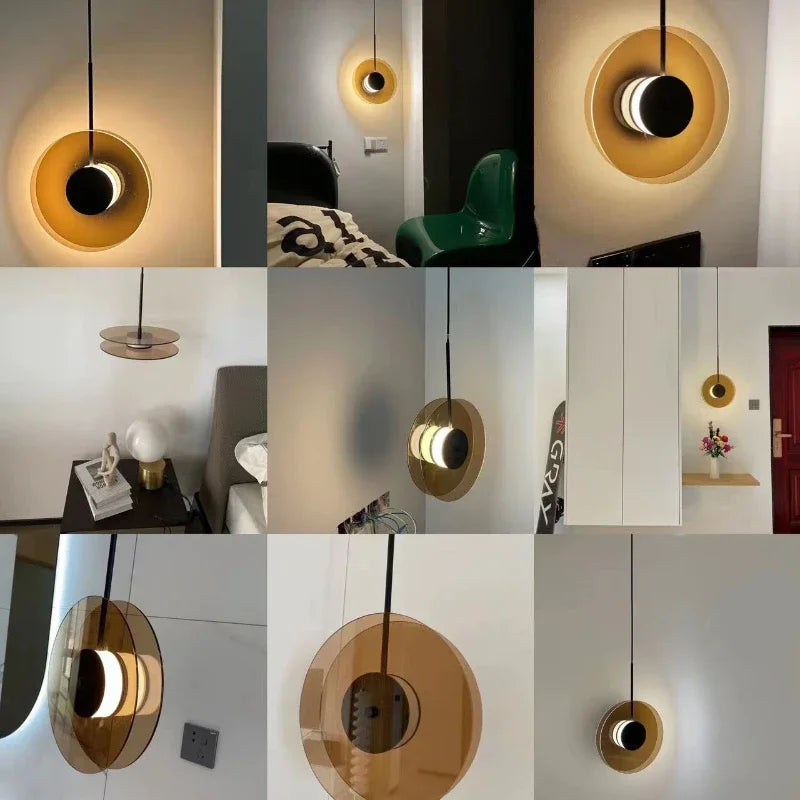 lustre moderne nordic led pour intérieur simple élégant - vue 7 sur 12