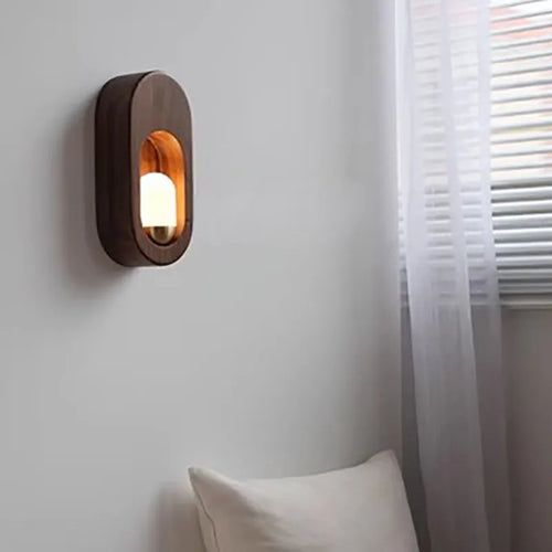applique led bois bande décorative nordique maison - vue 4 sur 9