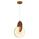 Walnut Chandelier For Bedroom Bedside Restaurant Wooden Kitchen Furniture Hanging Lamp Home Decor Factory Dropship Store