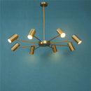 Modern adjustable nordic minimalist multi-head creative chandelier