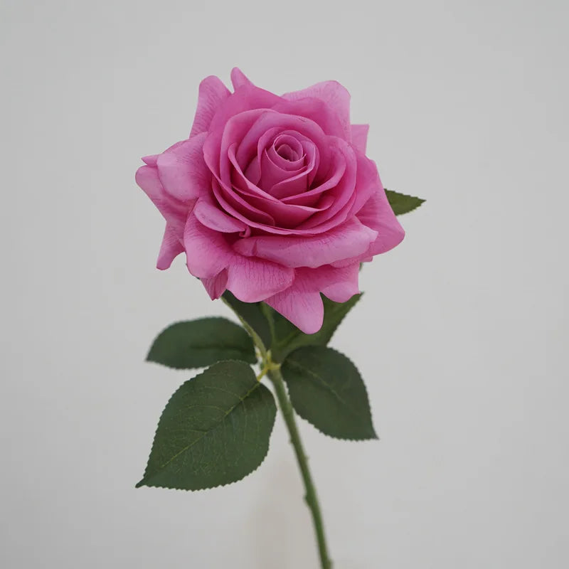 rose artificielle en latex pour décoration florale mariage et jardin - vue 2 sur 6