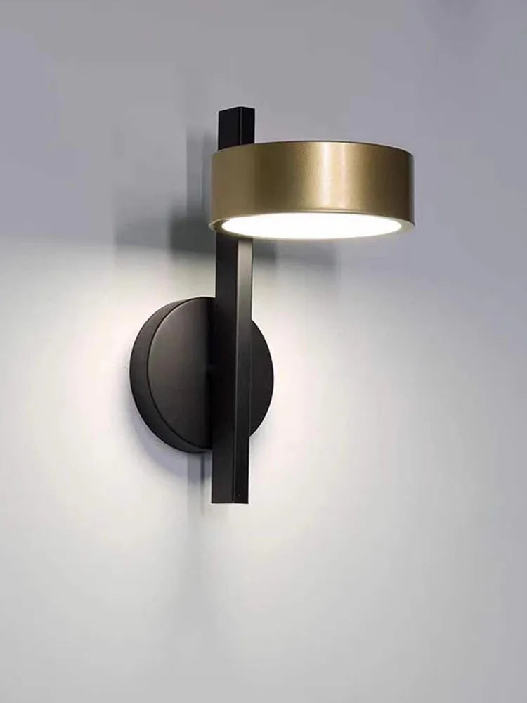 Nordic Creative Bedroom, Bedside Lamp Wall Lamp Personalized and Simple Hallway Entrance Wall Lamp Modern and Simple Living Room - vue 3 sur 7