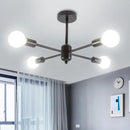 lustre industriel moderne à 4/6 têtes luminaria lampara