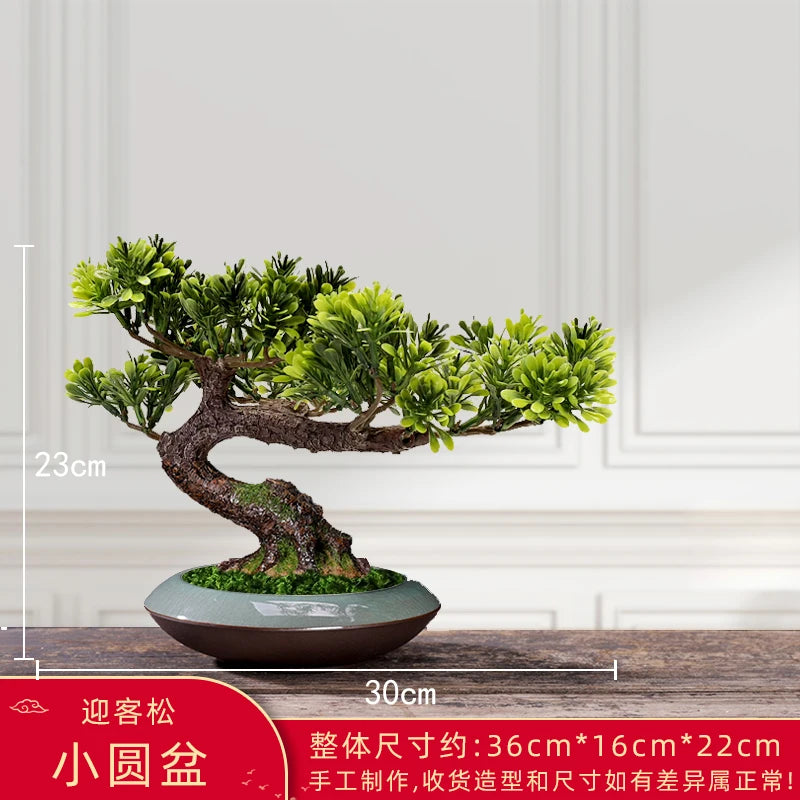 décoration intérieure faux arbre bonsaï style chinois pour un paysage apaisant - vue 17 sur 33