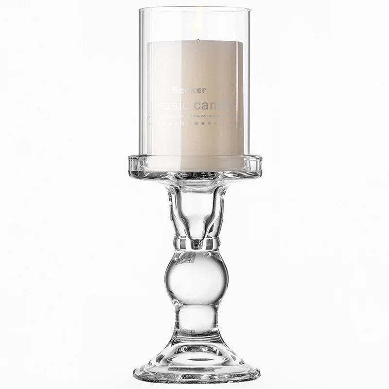 bougeoir en verre pour bougie chauffe-plat décoratif outdoor - vue 16 sur 24