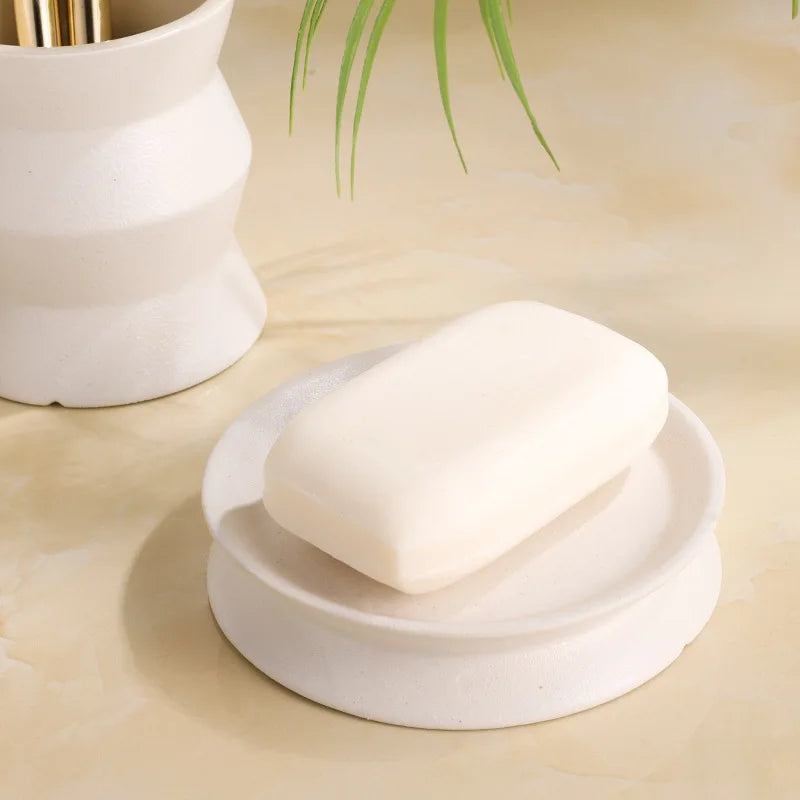 lot de 4 bouteilles en céramique pour salle de bain - vue 6 sur 7