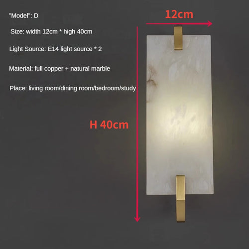 applique murale led en cuivre design créatif et personnalisable - vue 11 sur 11