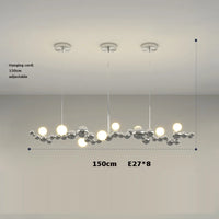 suspension à led artistique à intensité variable pour éclairage intérieur