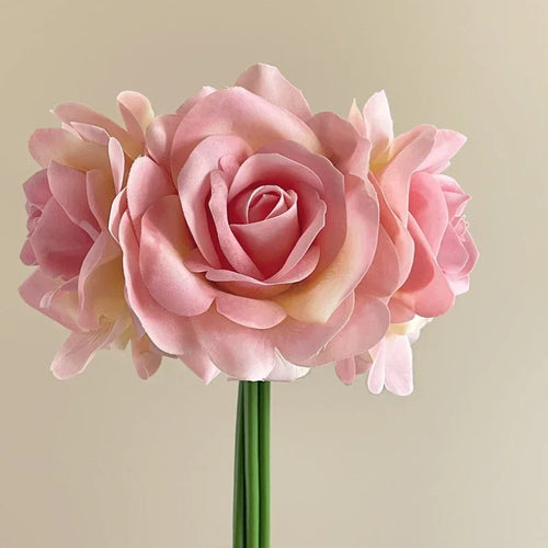 bouquet de roses artificielles décoratives pour jardin