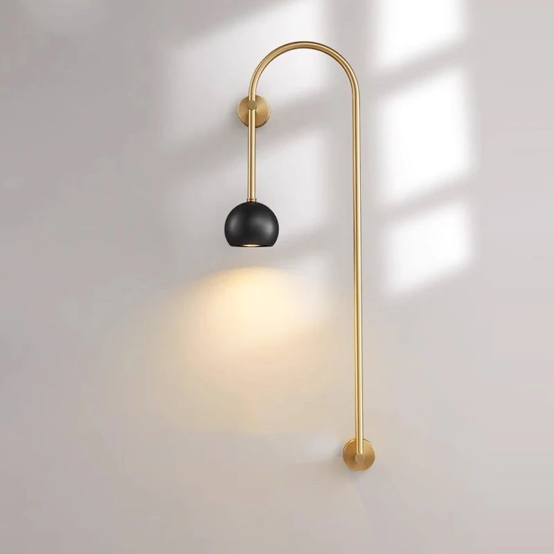 applique murale en cuivre style italien pour intérieur élégant - vue 2 sur 8