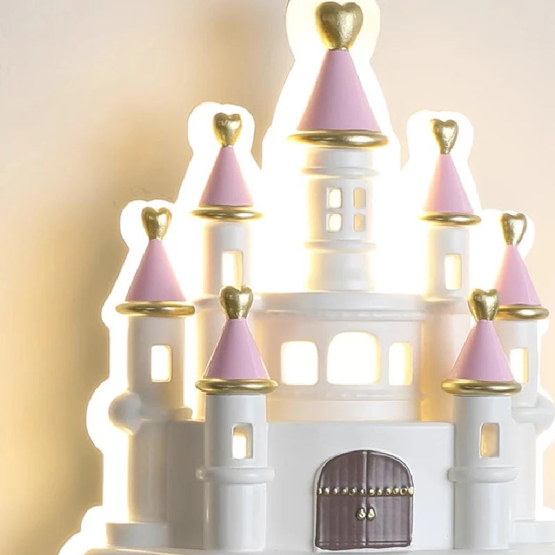 applique murale château romantique pour chambre d enfant moderne - vue 7 sur 8