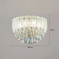 plafonnier cristal design moderne pour décoration intérieure élégante