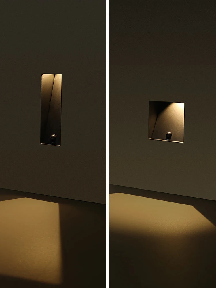 led capteur de pied lampe d'escalier en aluminium lumière souterraine - vue 11 sur 13