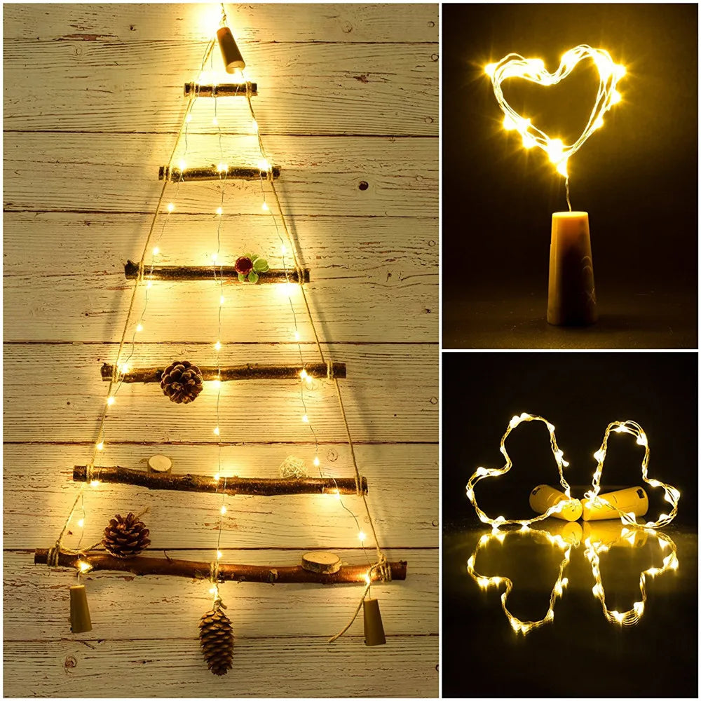 lot de 10 guirlandes lumineuses led pour décorations festives - vue 9 sur 8