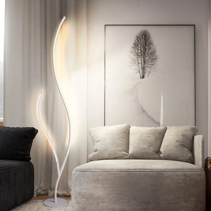Lampes de sol en forme d'arbre
