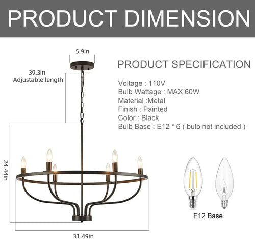 lustre suspension rétro led industriel anneau lumineux decorfixtures - vue 6 sur 12