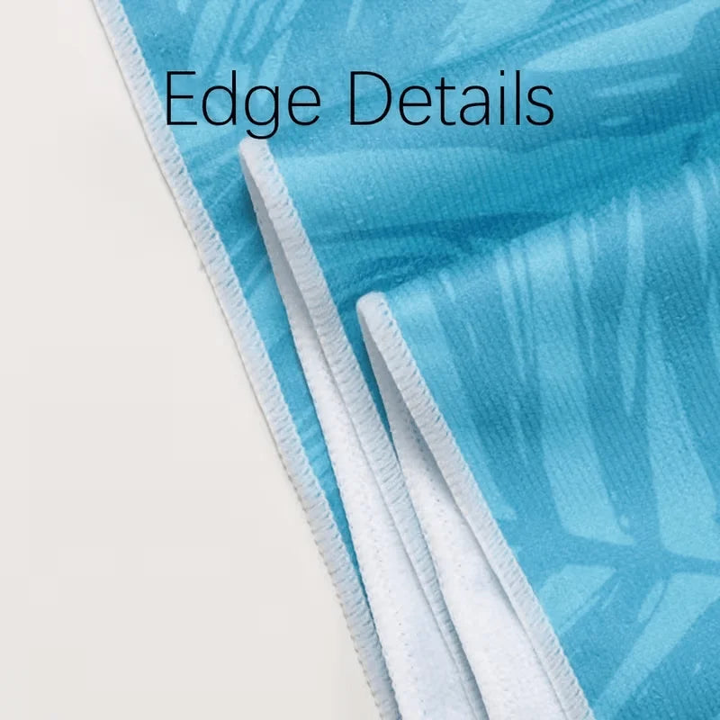 Serviette de plage motif étoiles séchage rapide absorbante - vue 7 sur 7