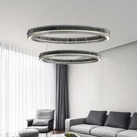 Italian minimalist chandelier high-end nordic design glass