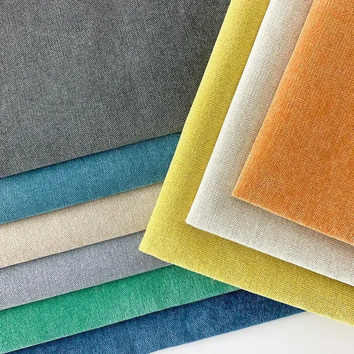Tissu chenille épais uni ameublement housse coussin diy