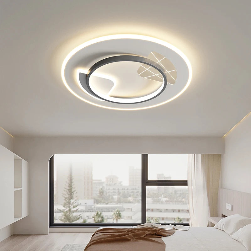Minimalist modern nordic ceiling light set - vue 4 sur 14