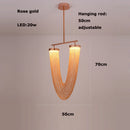 lustre artistique à led design à intensité variable et luminaire suspendu