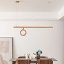 lustre en bois nordique style japonais pour éclairage intérieur