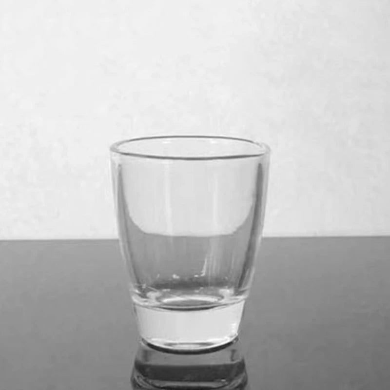 Verres shot vintage fond épais 35ml style gravé - vue 5 sur 6