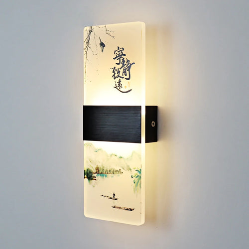 applique murale japonaise en acrylique pour décoration moderne - vue 12 sur 14