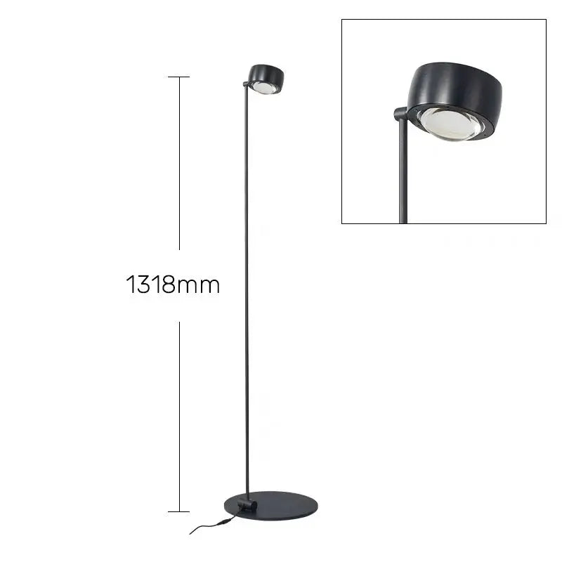 Minimalist floor lamp with adjustable brightness for modern decor - vue 7 sur 13