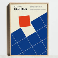 Geometric Bauhaus posters minimalist abstract modern wall art