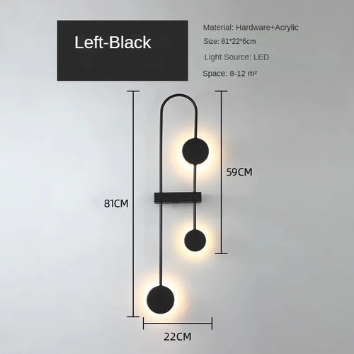 Minimalist nordic wall light for creative and modern interiors