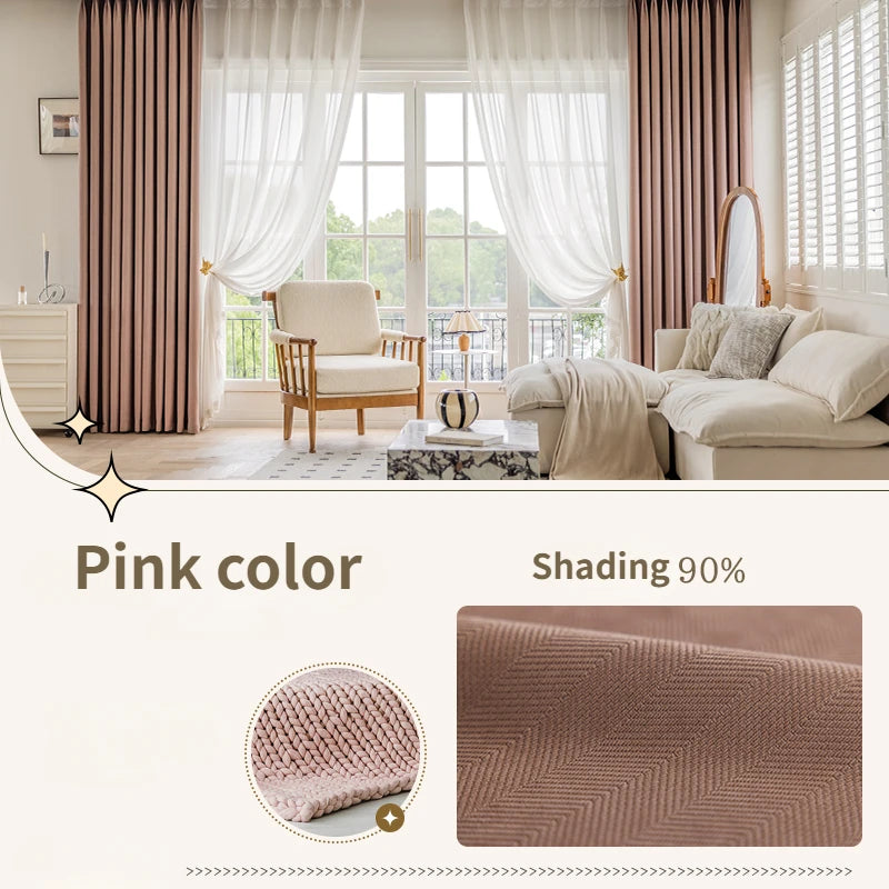 Rideau occultant uni style moderne pour salon chambre - vue 18 sur 23