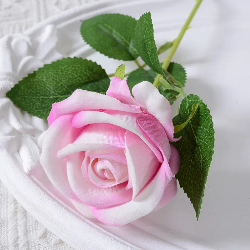 lot de 100 roses artificielles pour décoration mariage fête - vue 16 sur 18