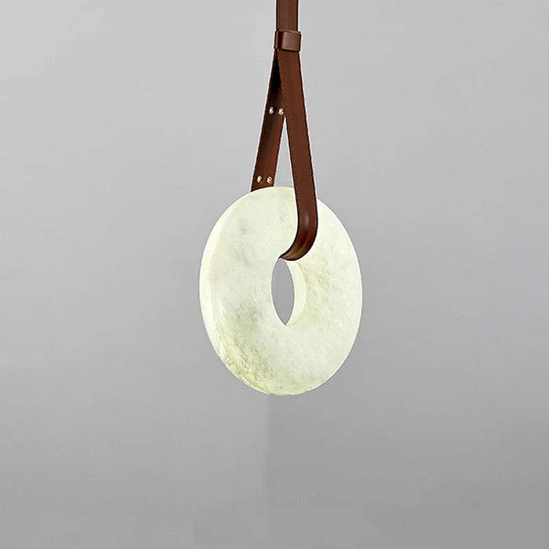 suspension en marbre avec ceinture personnalisable idéal hôtel restaurant - vue 5 sur 6