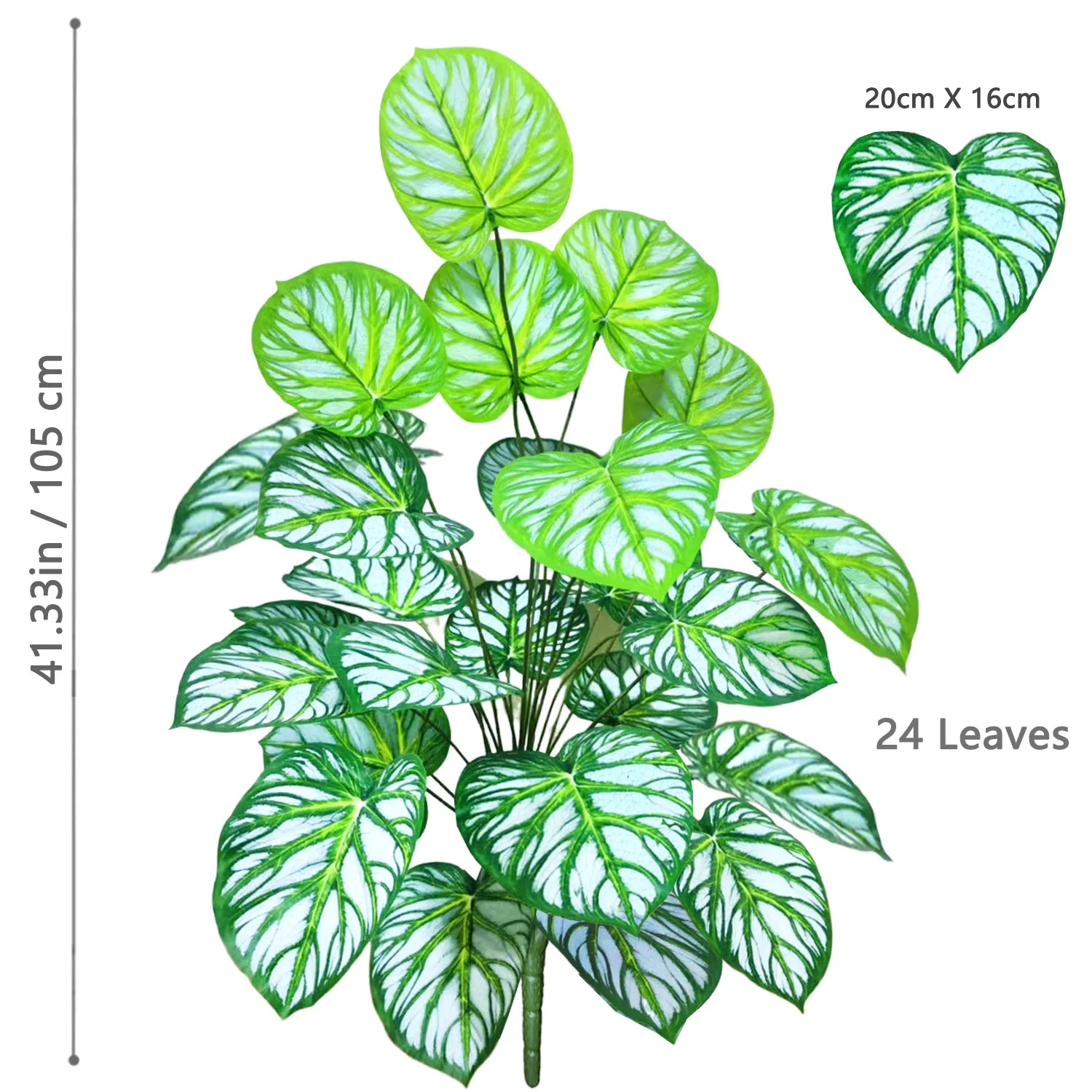 plante artificielle en pot feuille de pommier pour décoration intérieure - vue 12 sur 17