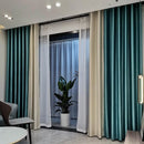 Rideau style nordique moderne occultant plissé salon chambre