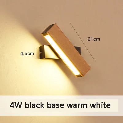 Moderne rotatif applique murale LED lumière salon chambre Foyer Restaurant applique éclairage porche étude lecture couloir décor applique murale 6pa - vue 9 sur 22