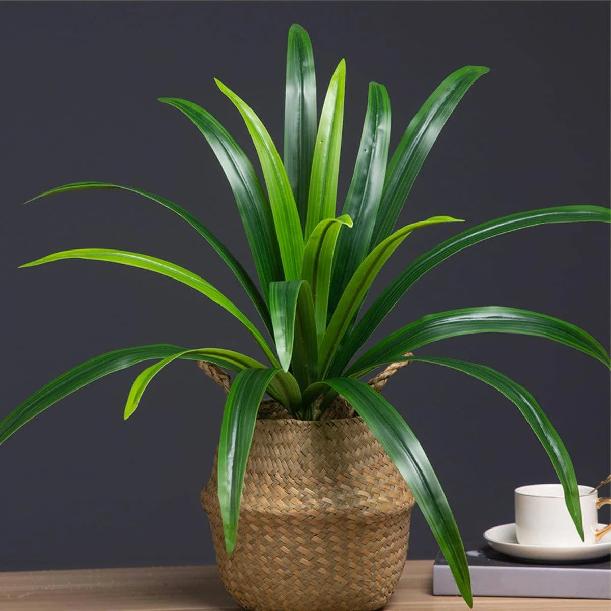 plantes artificielles de magnolia et feuilles tropicales pour décoration - vue 4 sur 9