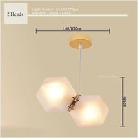 2024 Modern LED Chandelier Nordic Home Decoration  Club Front Desk Hanging Light Office Restaurant Ceiling Chandelier