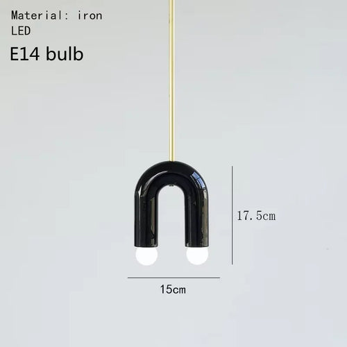 Modern milky white LED pendant light, living room, bedroom, children's room, creative decoration pendant light